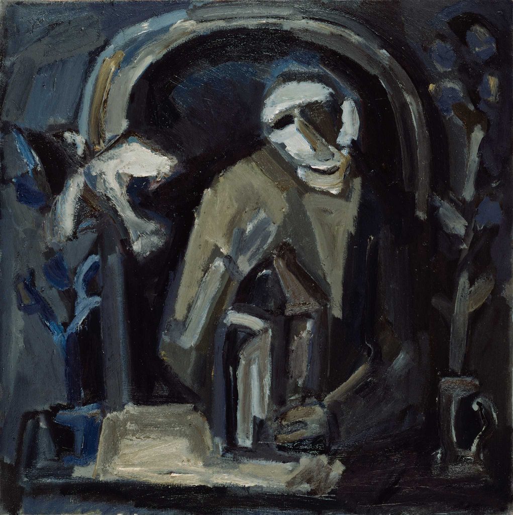 THE OLD MAN  oil, canvas  95 x 110 cm  1989
