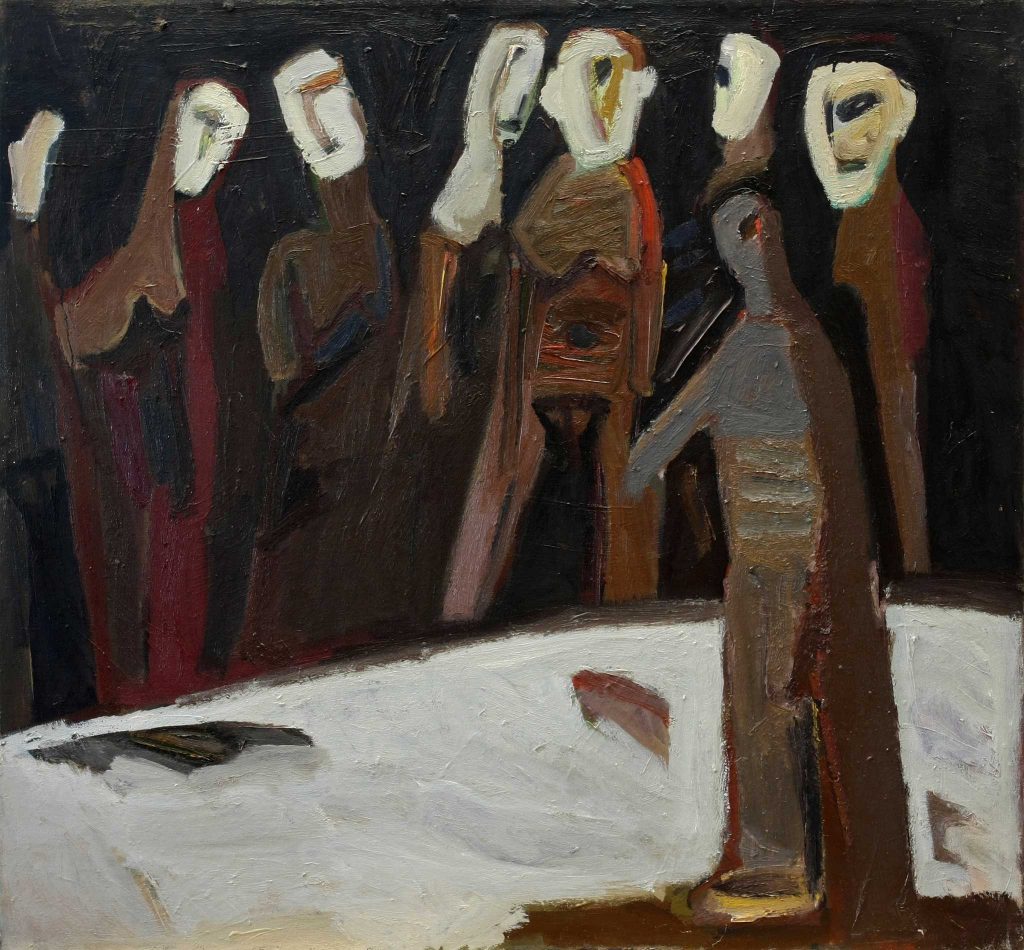 SEARCHING  oil,canvas  120 x 180 cm  1991