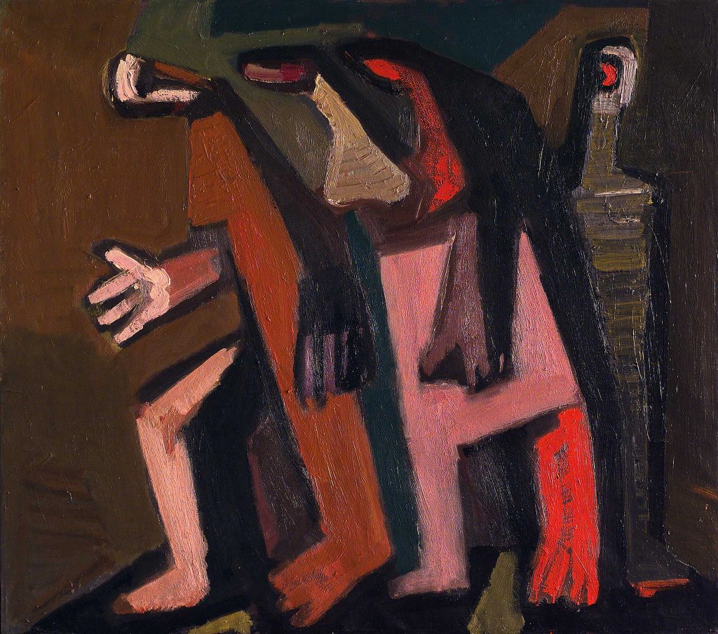 LOT'S WIFE  oil, canvas  130 x 140 cm.  1994