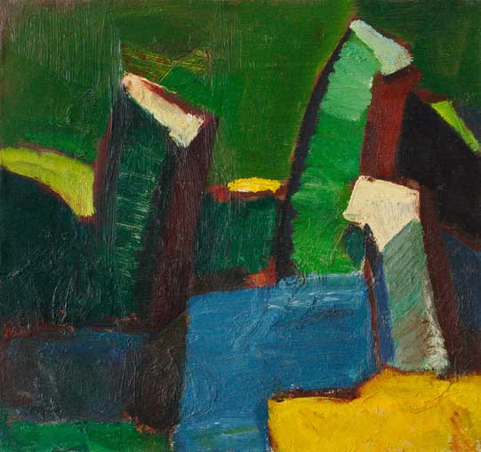 ETUDE  oil , canvas  43 x 47 cm  1997