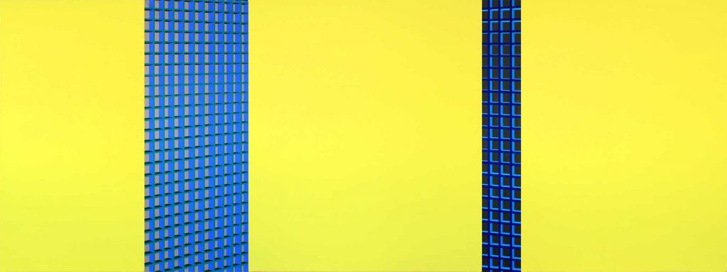 STRUCTURES -1  acrylic,canvas  200 x 535 cm   2009