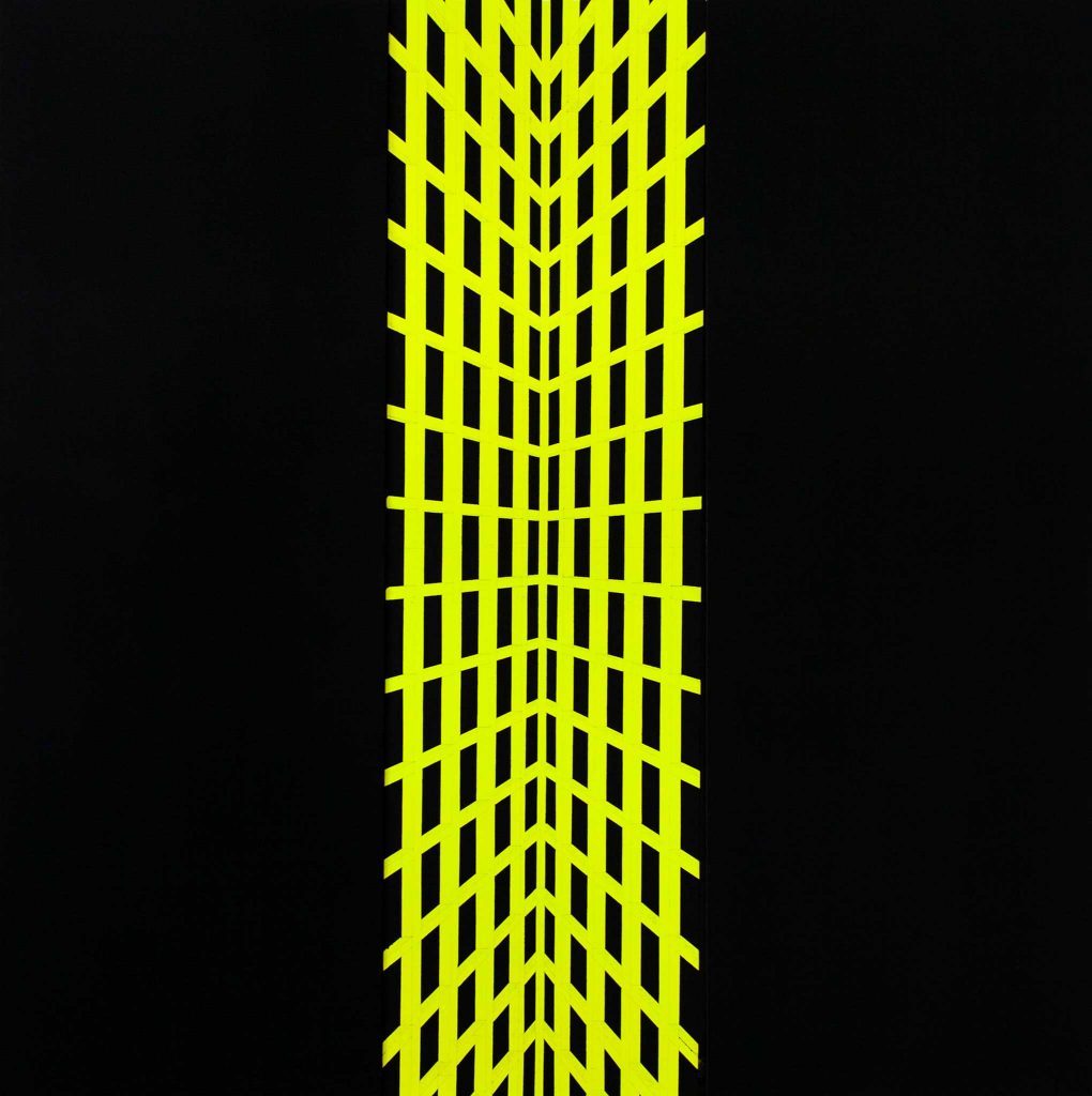 BLACK STRUCTURES -2  acrylic,canvas  245 x 240 cm  2013