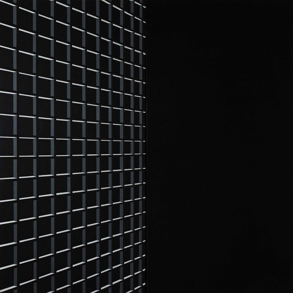 BLACK SKYARE -1  acrylic,canvas  180 x 180 cm  2012 