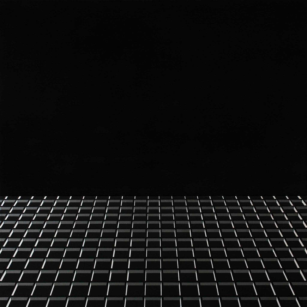 BLACK SKYARE -3  acrylic,canvas  180 x 180 cm  2012