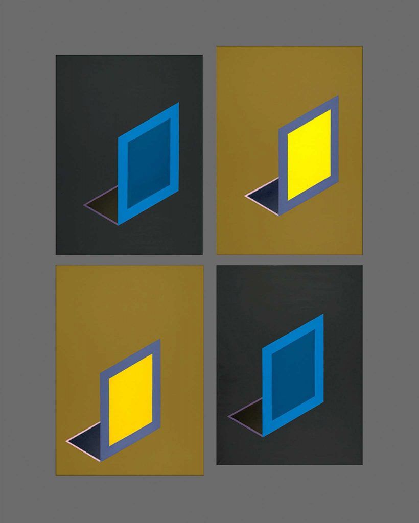 S.M.K - 27 polyptych 4 parts,  oil, canvas  370 x 270 cm  2005  