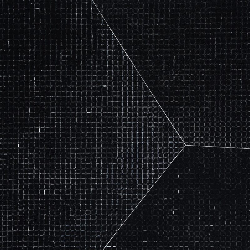 BLACK SPACE VIBRATION, part 8,  acrylic, canvas  145 x 145 cm  2021