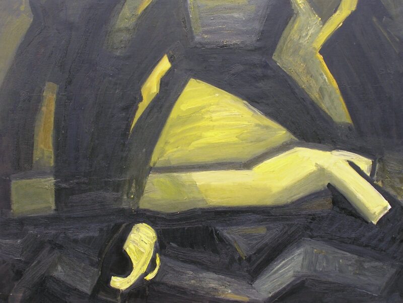 THE DEATH OF THE ORPHEUS  oil, canvas  170 х 220sm. 1995