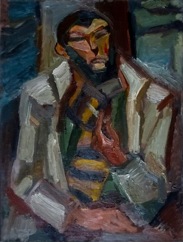 PORTRAIT OF EUGENE  oil, canvas  110x82 cm.  1973